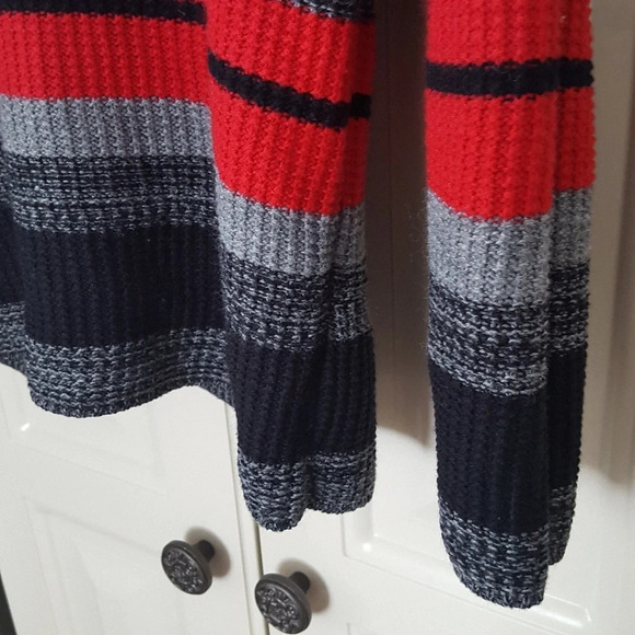 MKM Designs Cowl Neck Striped Sweater - Picture 4 of 7